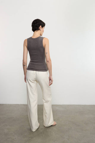 Enza Costa - TEXTURED RIB SLEEVELESS U TOP