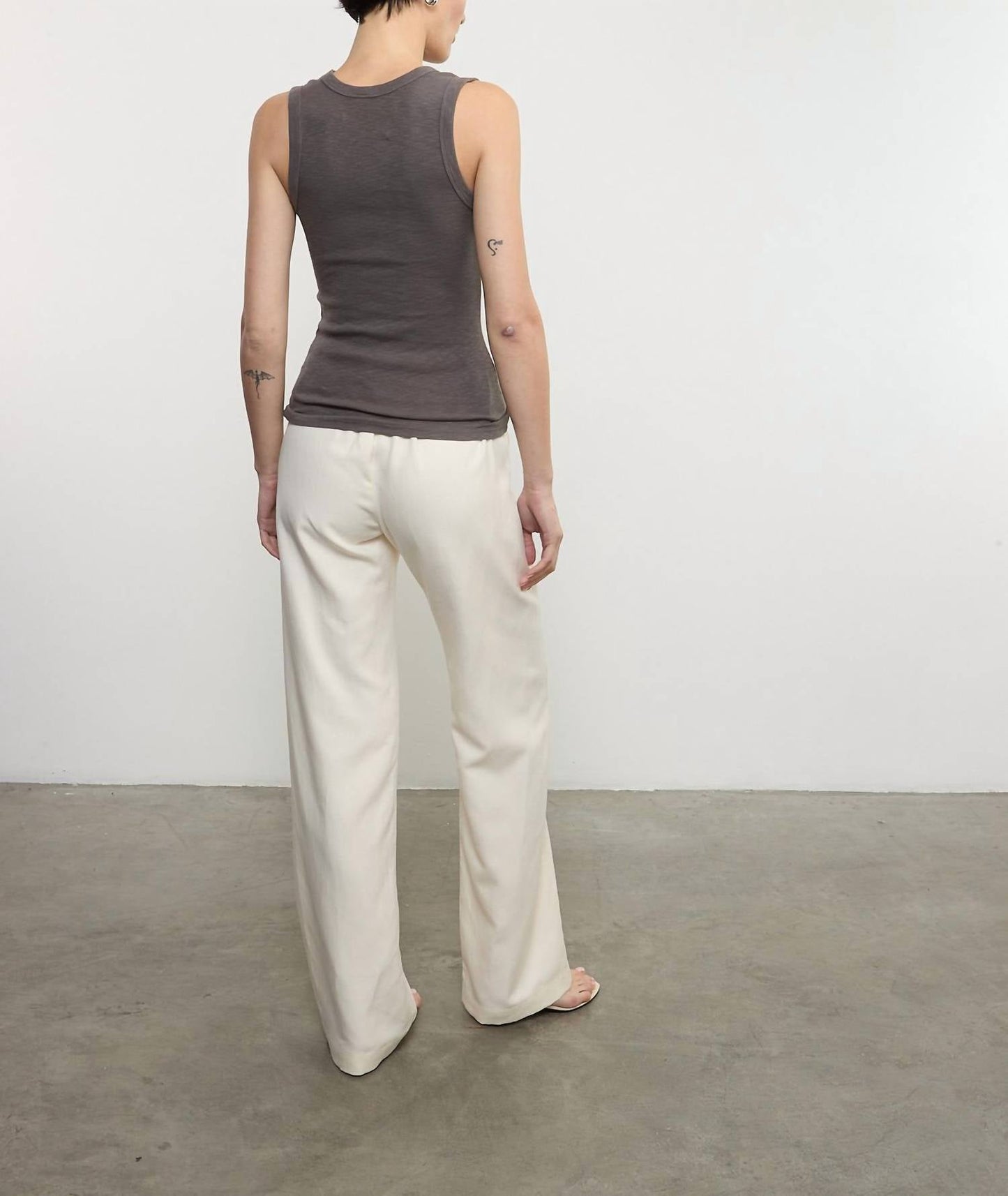 Enza Costa - TEXTURED RIB SLEEVELESS U TOP