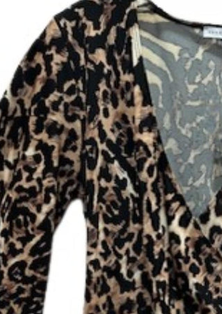 Annalee + Hope - Women's Leopard Wrap Top