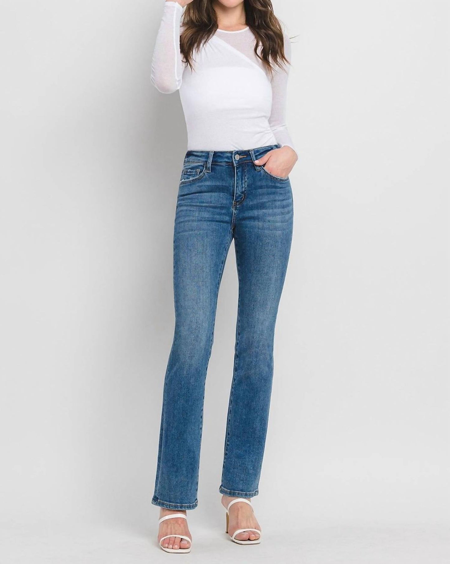 Vervet By Flying Monkey - Slim Boot Cut Jeans