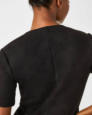Spanx - FAUX SUEDE COLUMN DRESS