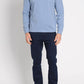 Jachs New York - Bryant Long Sleeve Sueded Cotton Crewneck Shirt