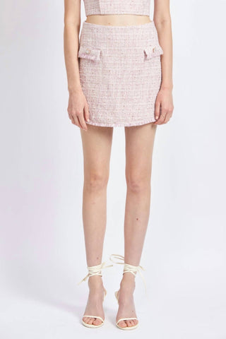 En Saison - Noelle Tweed Mini Skirt