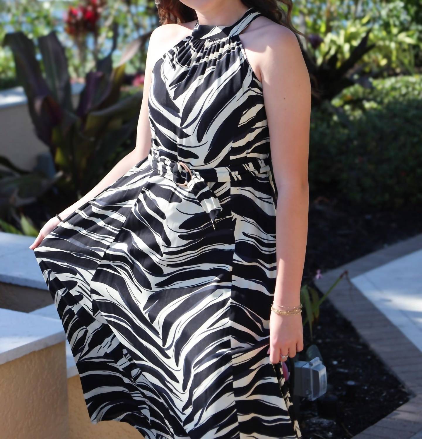 Lusana - Wren Printed Maxi Dress