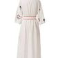 Emily Lovelock - Zora Embroidered Shirt Dress