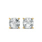 Aamiaa - Women's Cushion Shape 4 Prong Push Back Studs