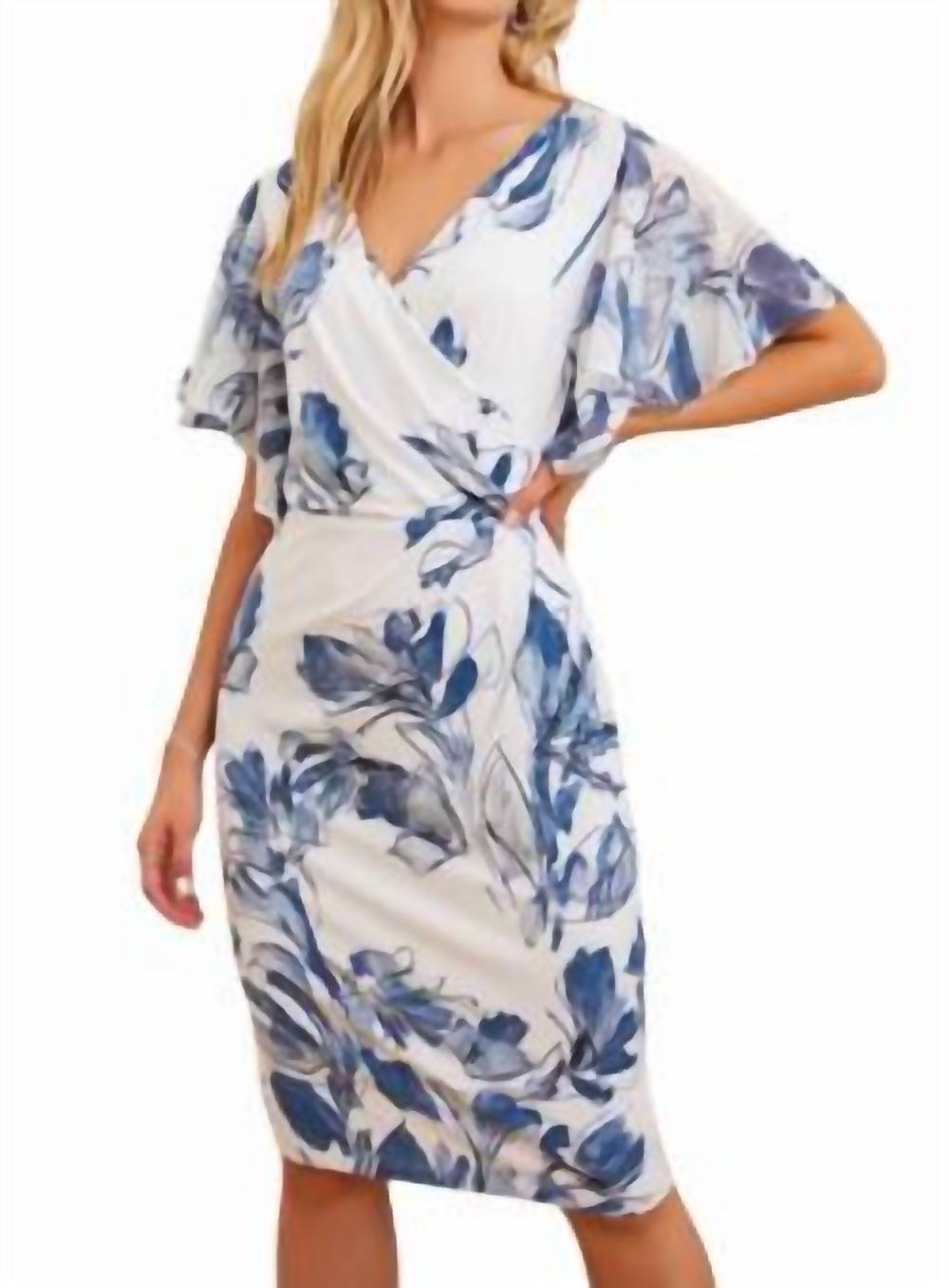 Joseph Ribkoff - Flutter Sleeve Dress