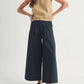 Elle Grey - Pleated Wide Leg Pants