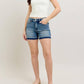 Judy Blue - Tummy Control Release Hem Shorts