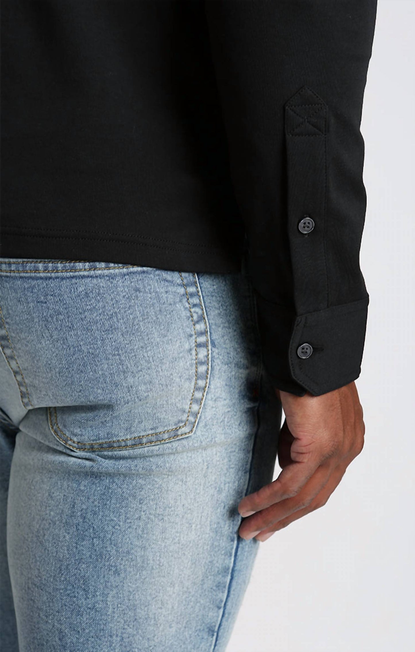 Jachs New York - Luxe Cotton Long Sleeve Polo Shirt