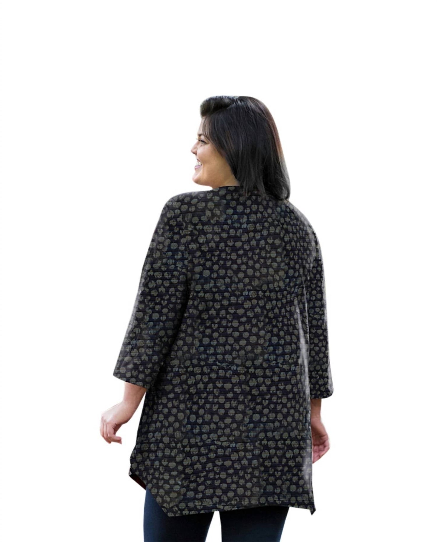 On The Plus Side - Printed Matsin Tunic - Plus