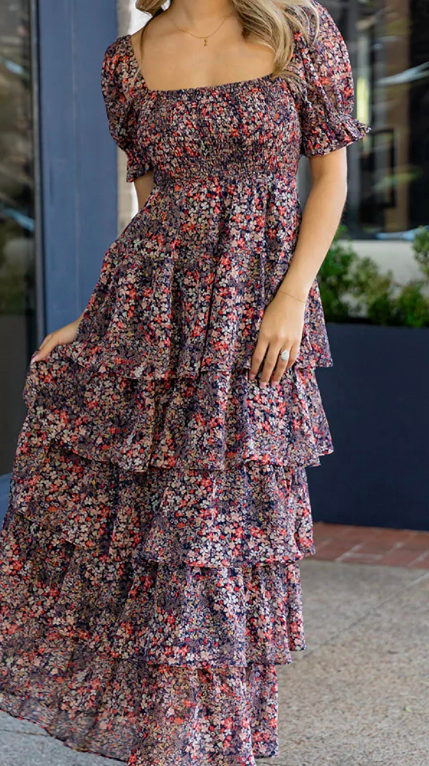 Buddylove - Maia Ruffle Maxi Dress