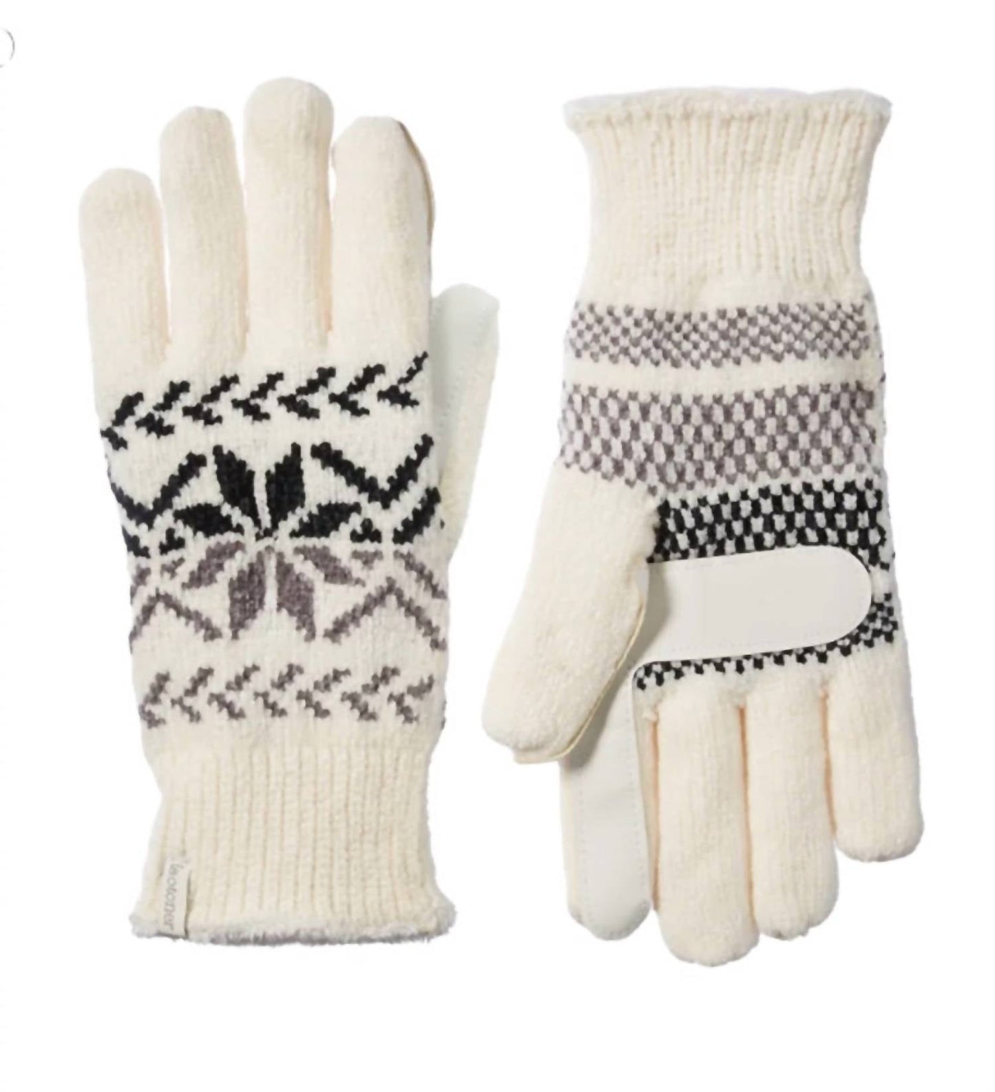 Isotoner - Women's Chenille Snowflake Gloves