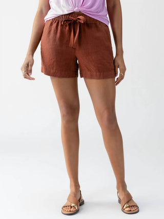 Santuário - Sempre Linho Padrão Rise Short