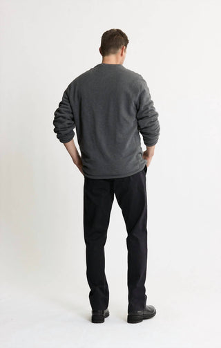Jachs New York - Suéter Henley Union com forro Sherpa e jacquard reciclado