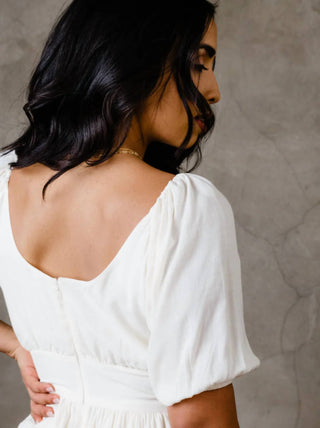 Able - Vestido curto franzido Arden