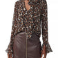 Trina Turk - Alora Leopard Tieneck Blouse