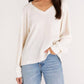 Z Supply - Frances Waffle Long Sleeve Top