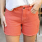 Grace & Lace - Casual Colored Denim Shorts