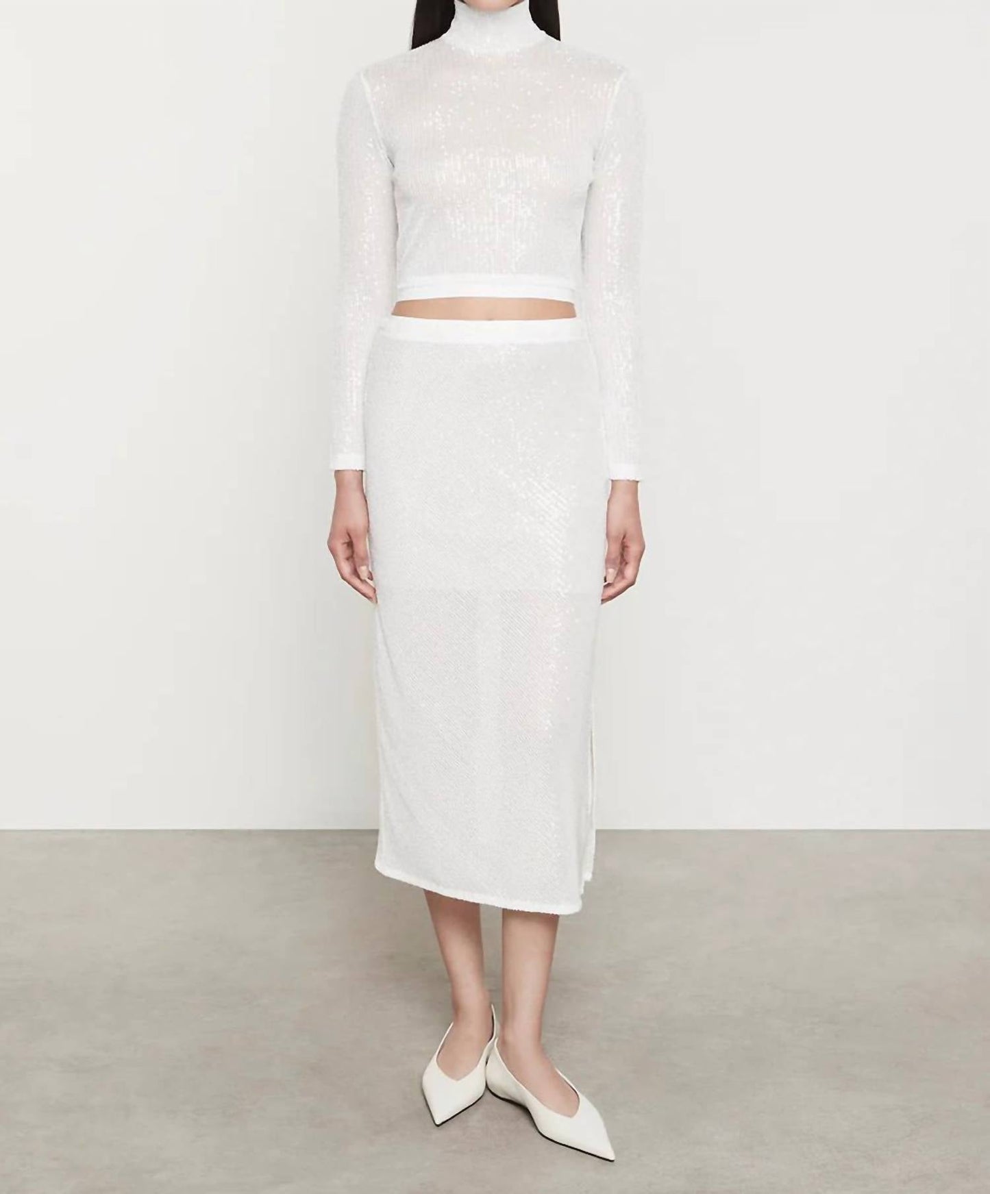Enza Costa - Women's Sequin Bias Skirt