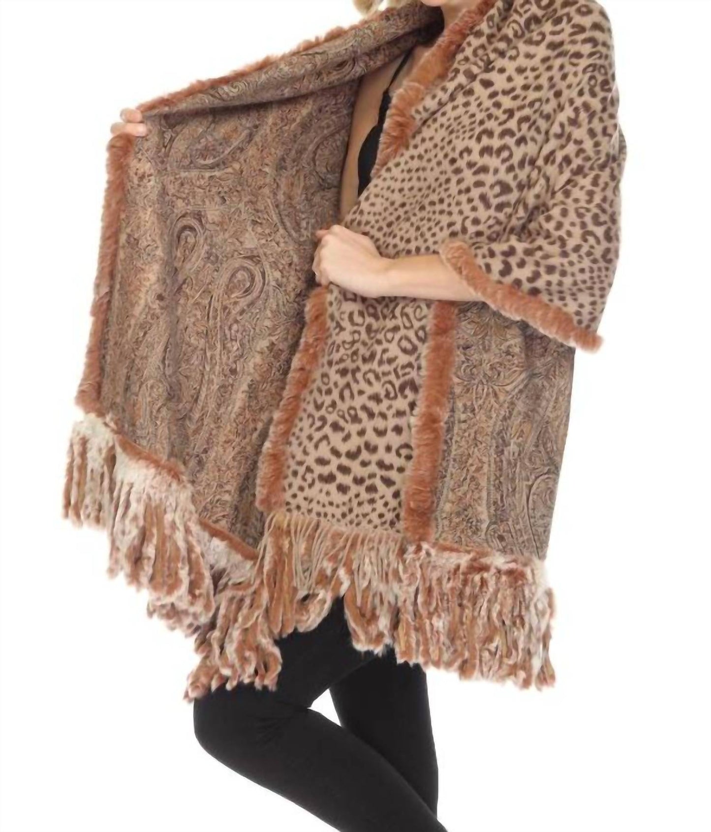 Belle Fare - Women's Combo Reversible Shawl