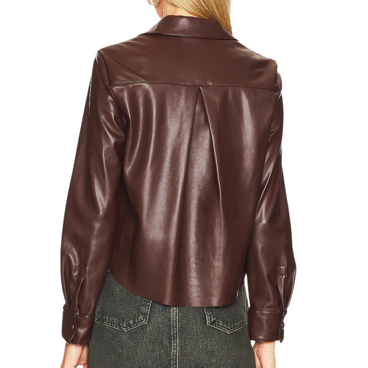 Enza Costa - VEGAN LEATHER SHIRT