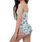 Gottex - Kids Girls One Shoulder Fringe Skirted One Piece Swimsuit