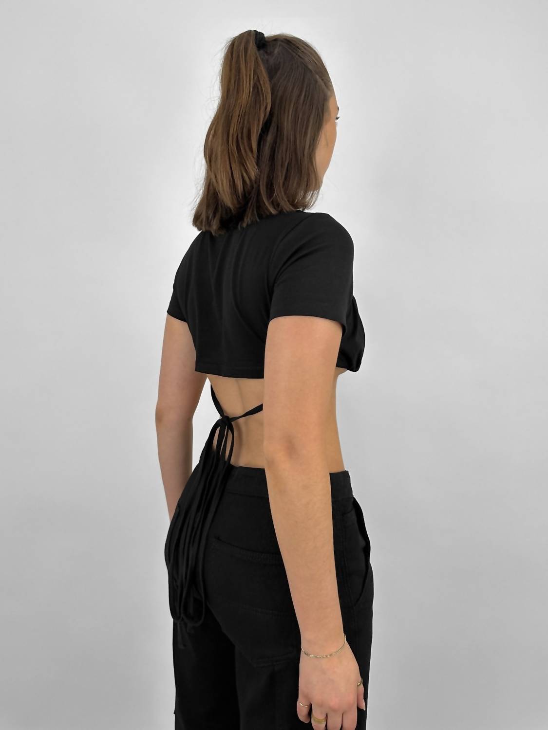 Mimosa - Crew Neck Cropped Underwire Tee