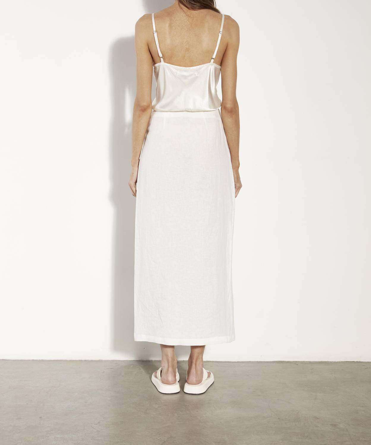 Enza Costa - LINEN WRAP SKIRT