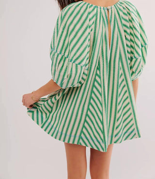 Free People - Bop Around Striped Romper