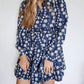 &Merci - Jenny Floral Embroidery Button Down Flared Mini Dress
