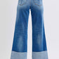 Judy Blue - Retro Wide Leg Jeg Jeans With Cuff