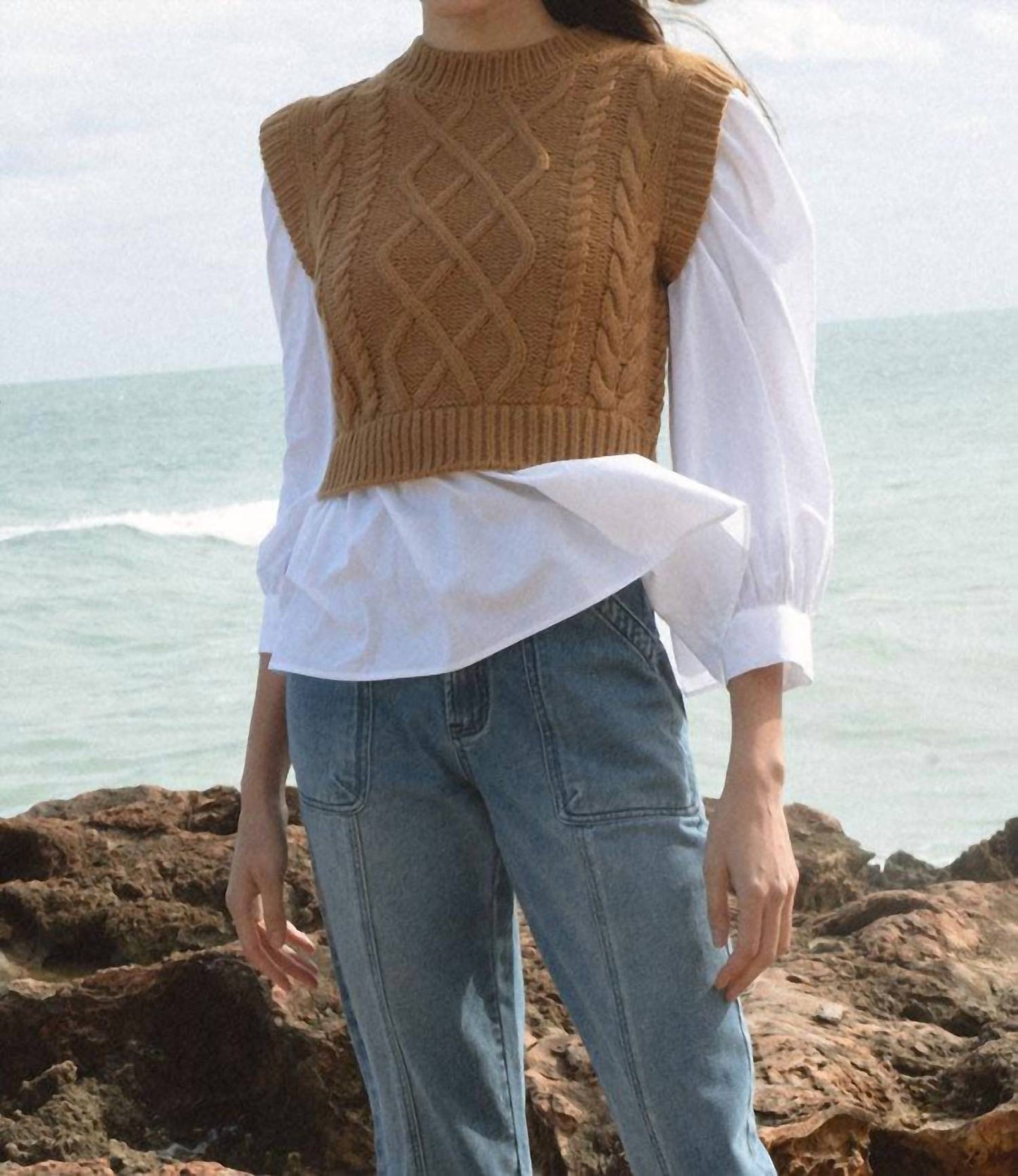 Elan - Ryan Knit Sweater Long Sleeve Top Set