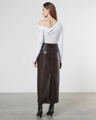 Enza Costa - Blusa de caxemira com um ombro só