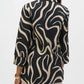 Joseph Ribkoff - Abstract Print Straight Blazer