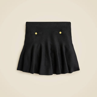 J.Crew - Mini-suéter-saia em linha A em lã merino