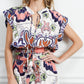 Ciebon - Aliana Engineer Printed Pull Over Top