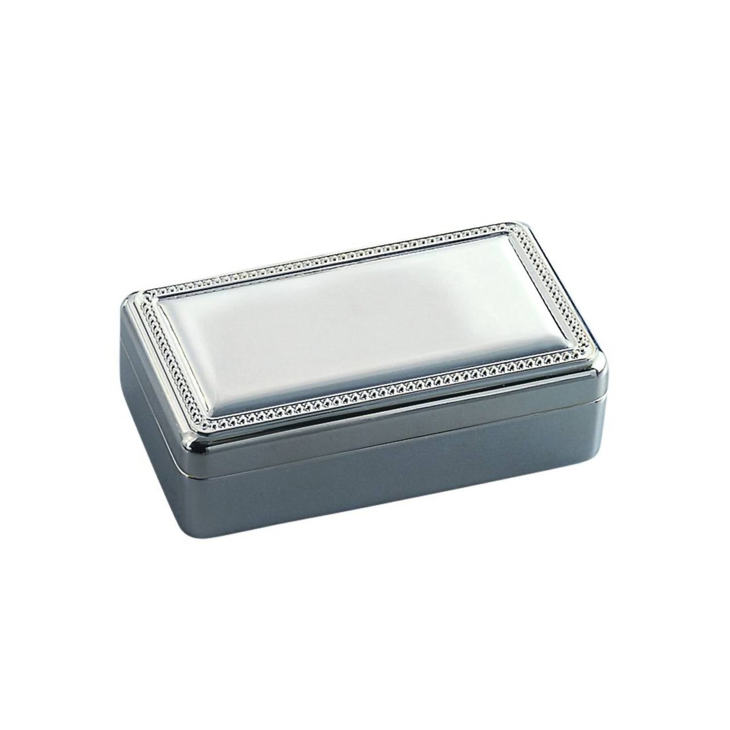 Creative Gifts International - Rectangular Box with Beaded Border - 5"