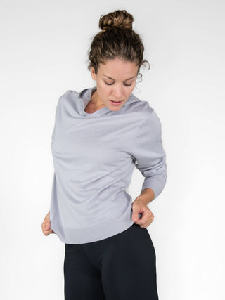 Body Wrappers - Lightweight Vegan Cashmere Hooded Shirt
