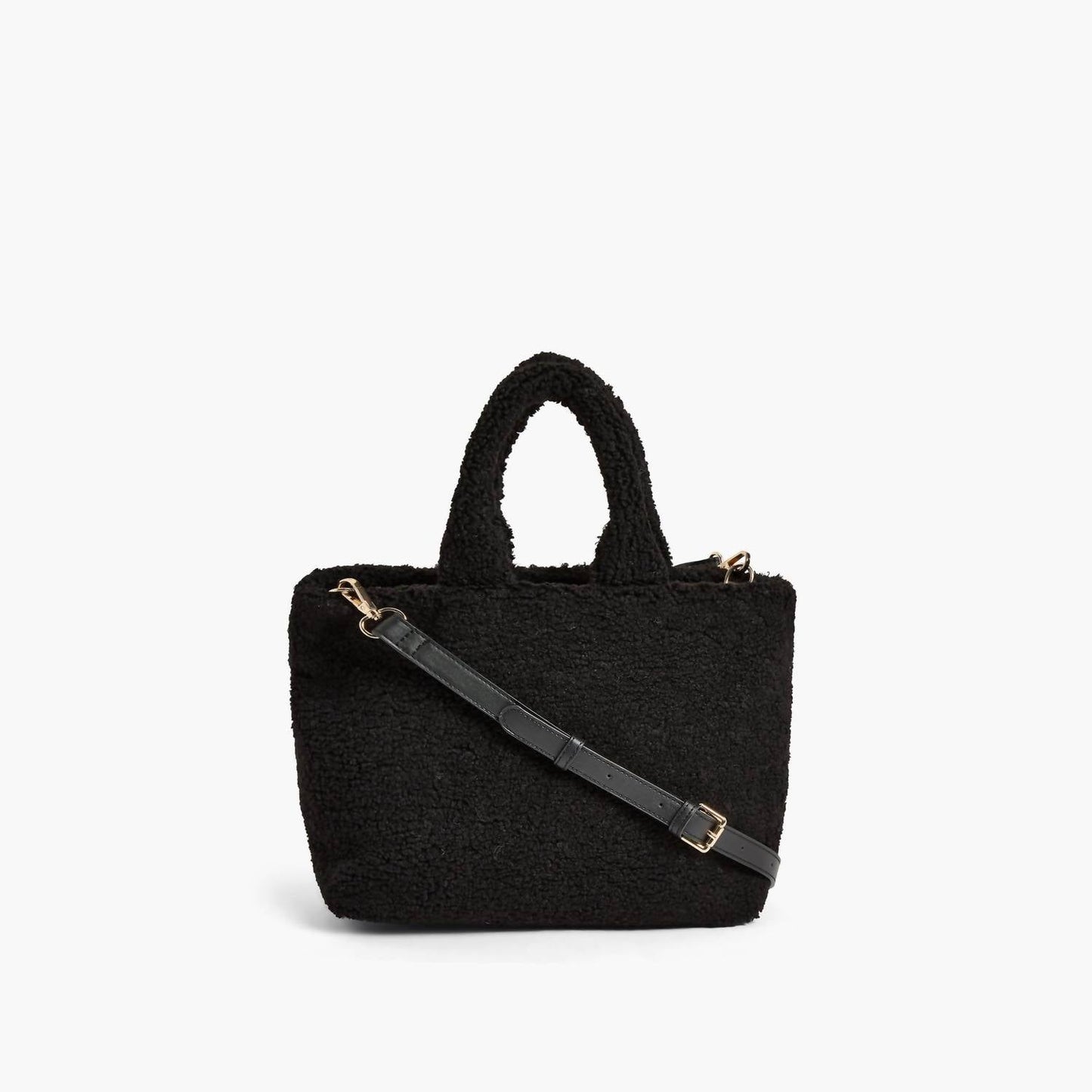 Like Dreams - Women's Demi Faux Fur Sherpa Square Shoulder Bag