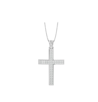 Aamiaa - Stan-p-1.14-3.11-14w Natural Diamond Cross Pendant