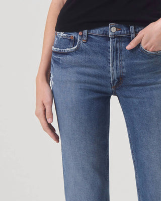 Agolde - Kye Mid Rise Straight Crop Jean