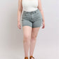 Judy Blue - High Waist Back Pocket Embroidery Denim Short
