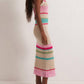 Z Supply - Women's Ibiza Stripe Crochet Sweater Midi Dress