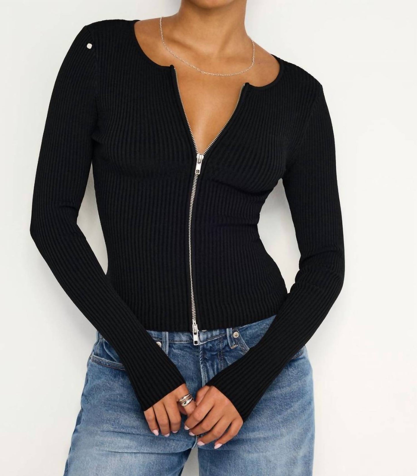 Good American - Virgo Rib Sweater