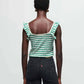 Nation Ltd - Rosa Stripe Ruffle Tank Top