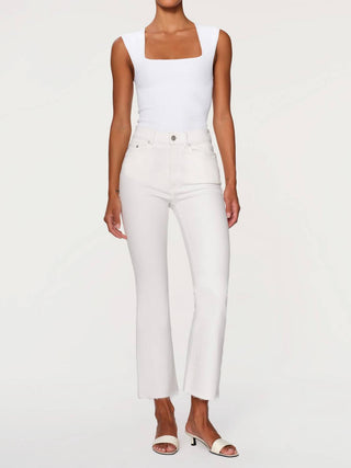 Dl1961 - Feminino - Calça jeans Bridget Instasculpt com bainha crua e corte bootcut no tornozelo