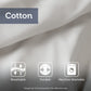 Full/Queen Tufted Cotton Chenille Damask Duvet Cover Set