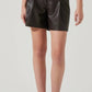 Astr - Faux Leather Shorts