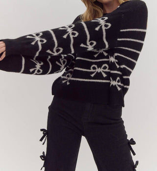 Entro - Suéter de tricô com laço